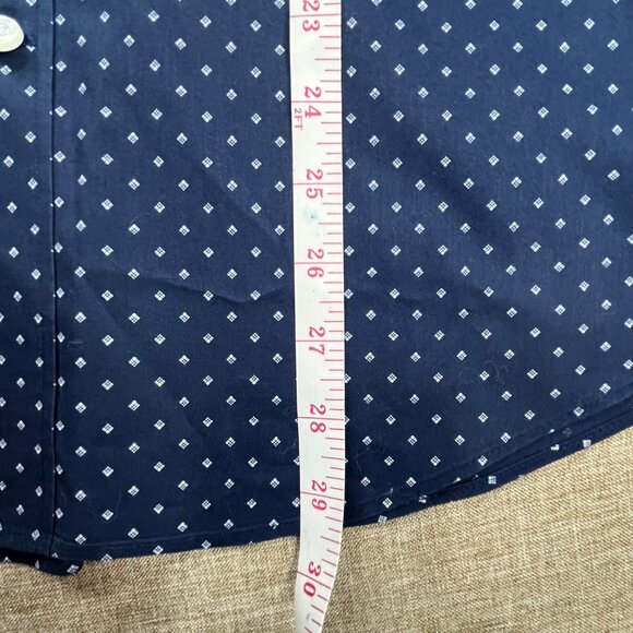 Michael Kors Slim Fit Stretch Mens Dress Shirt Long Sleeve Size L - Picture 2 of 7